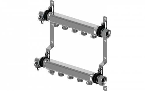 UPONOR UNI-X КОЛЛЕКТОР СТАЛЬНОЙ Н 1"НГ, ВЫХОДЫ 5XG3/4" ЕВРОКОНУС '1А